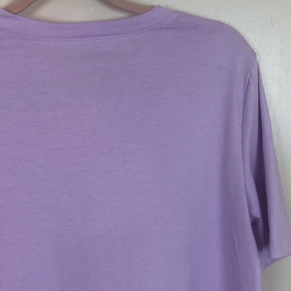 2 Piece Lavender Biker Shorts Set Soft Cotton - Picture 7 of 11